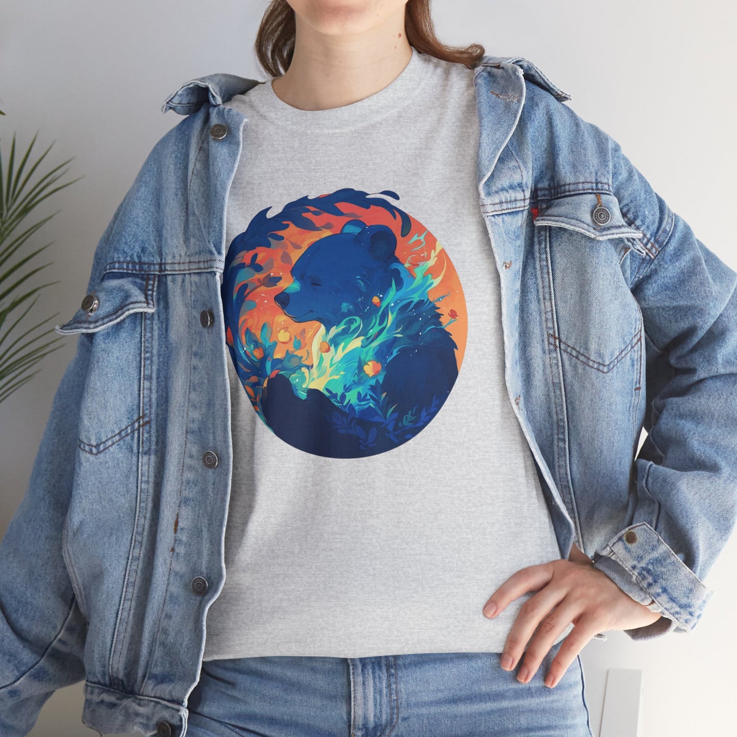 Elemental Bear Unisex Heavy Cotton Tee