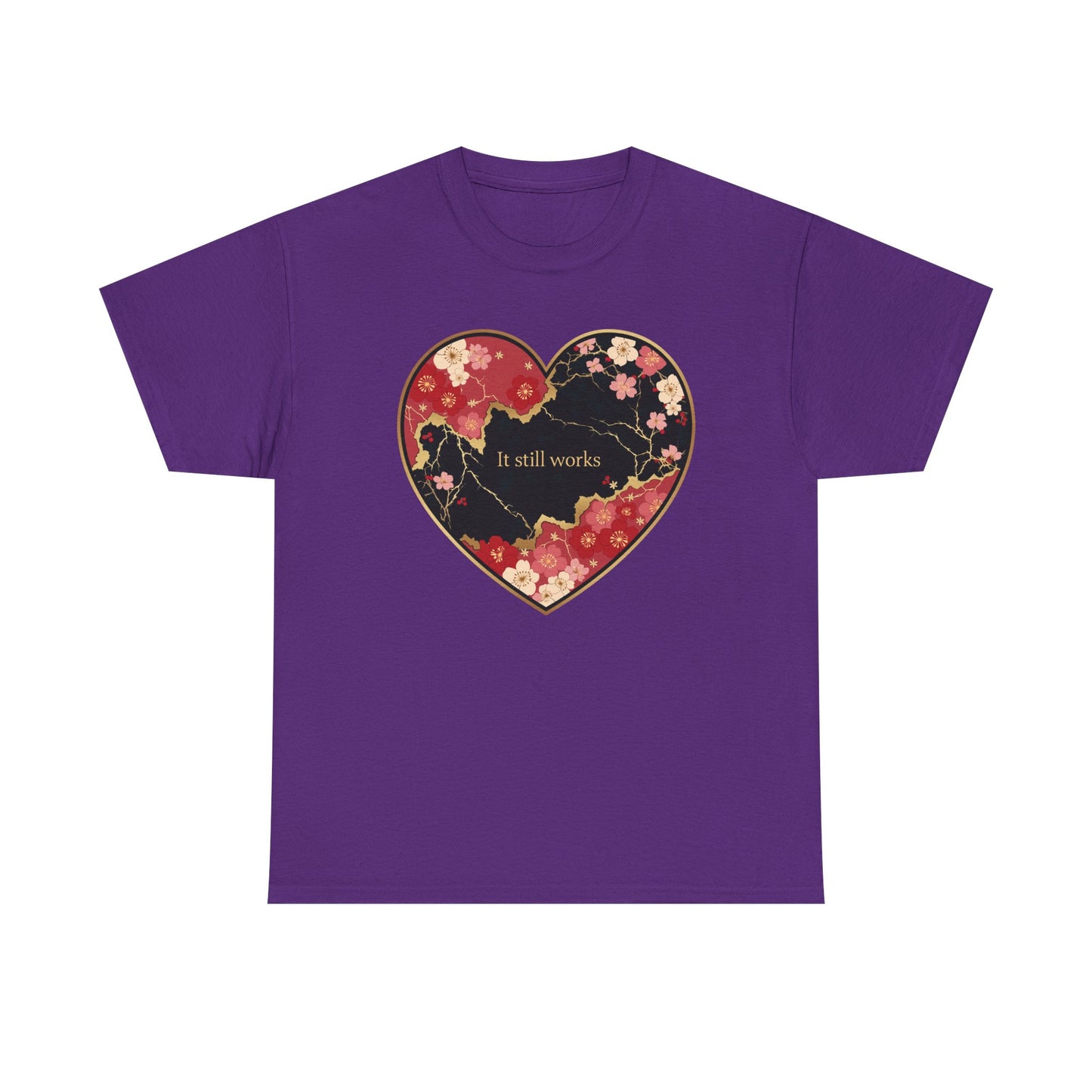 Kintsugi Heart Unisex Heavy Cotton Tee