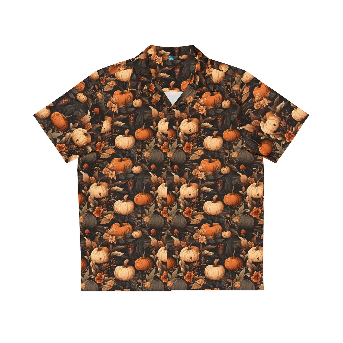 Pumpkin Harvest Men's Hawaiian Shirt (AOP)