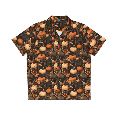 Pumpkin Harvest Men's Hawaiian Shirt (AOP)