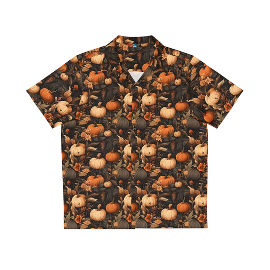 Pumpkin Harvest Men's Hawaiian Shirt (AOP)
