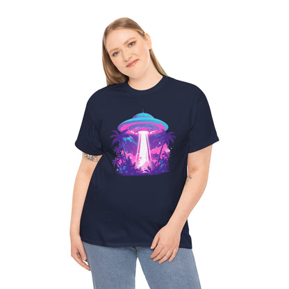 Tropical UFO Unisex Heavy Cotton Tee