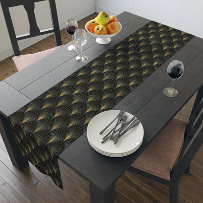 Art Deco Fans Table Runner (Cotton, Poly)