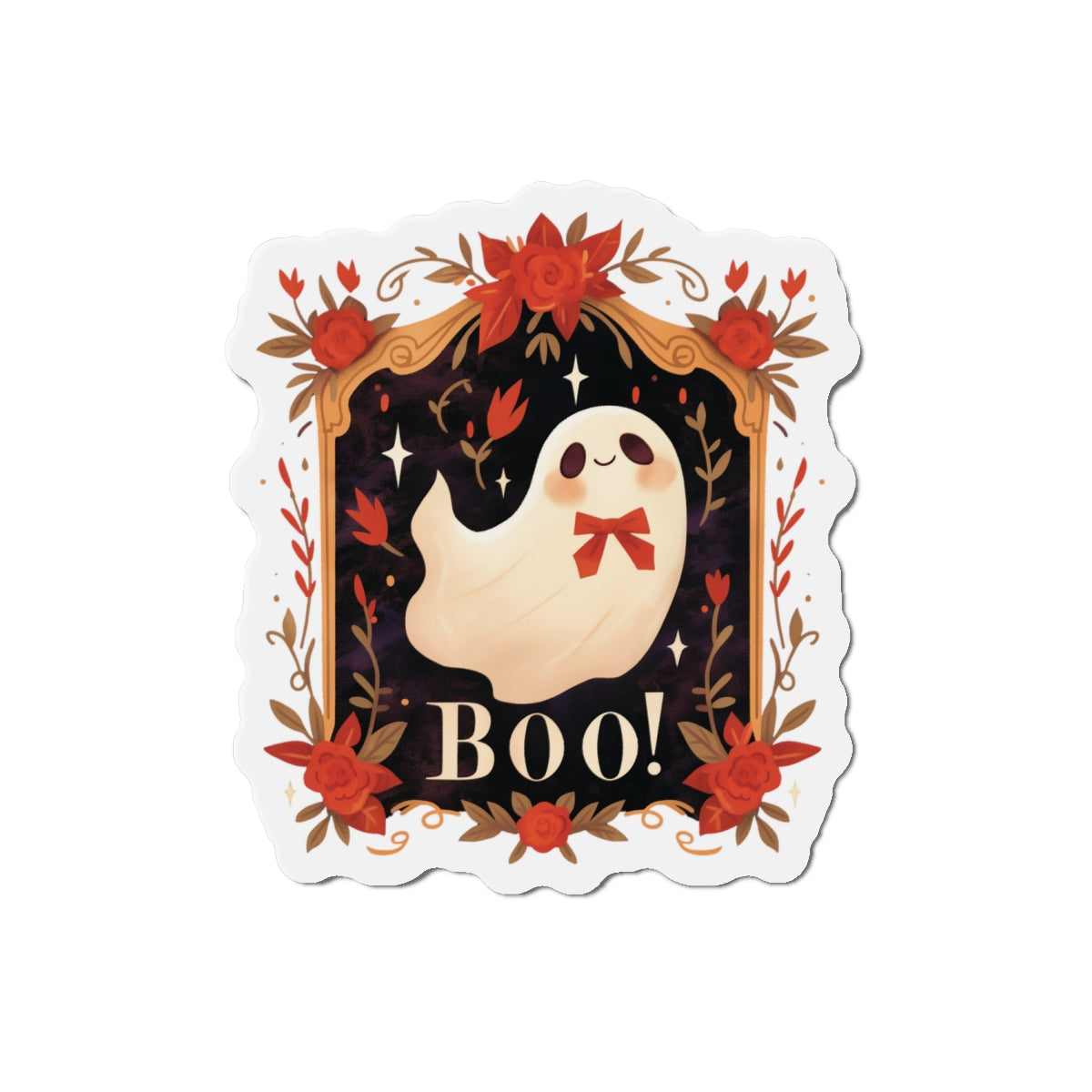 Boo! Die-Cut Magnets