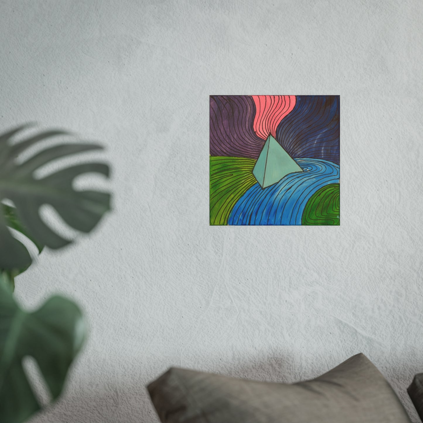 "It All Started Here, Where the Prism Landed" - Acrylic Art Print