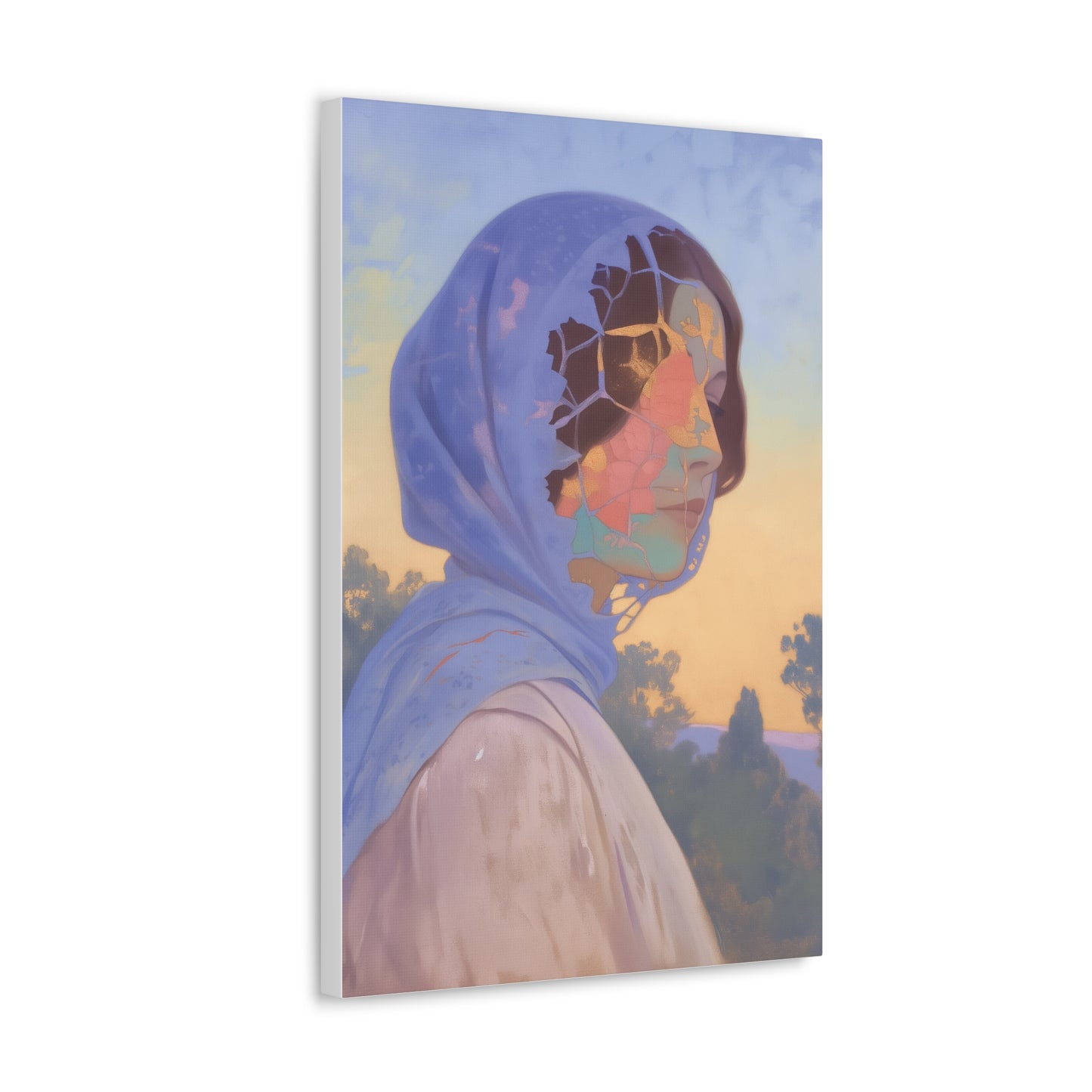 Enigmatic Waif Canvas Gallery Wraps