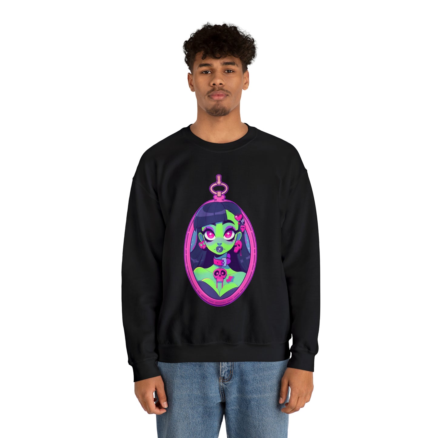 Zombie Locket Unisex Heavy Blend™ Crewneck Sweatshirt