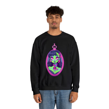 Zombie Locket Unisex Heavy Blend™ Crewneck Sweatshirt