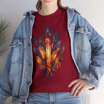 Volcanic Crystal Cluster Unisex Heavy Cotton Tee