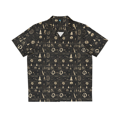 Cursed Sigils Men's Hawaiian Shirt (AOP)