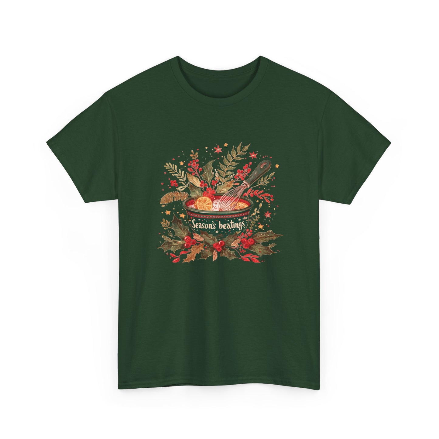 Season's Beatings (Baking) Unisex Heavy Cotton Tee