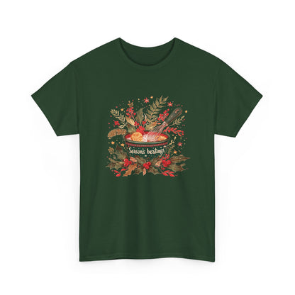 Season's Beatings (Baking) Unisex Heavy Cotton Tee