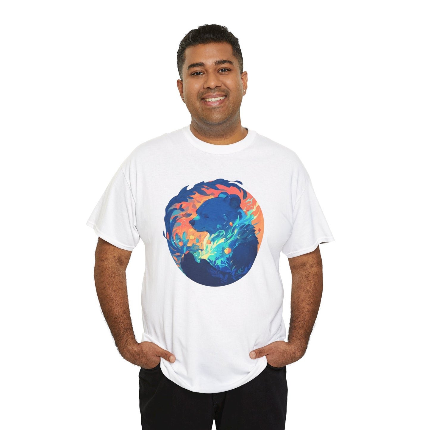 Elemental Bear Unisex Heavy Cotton Tee