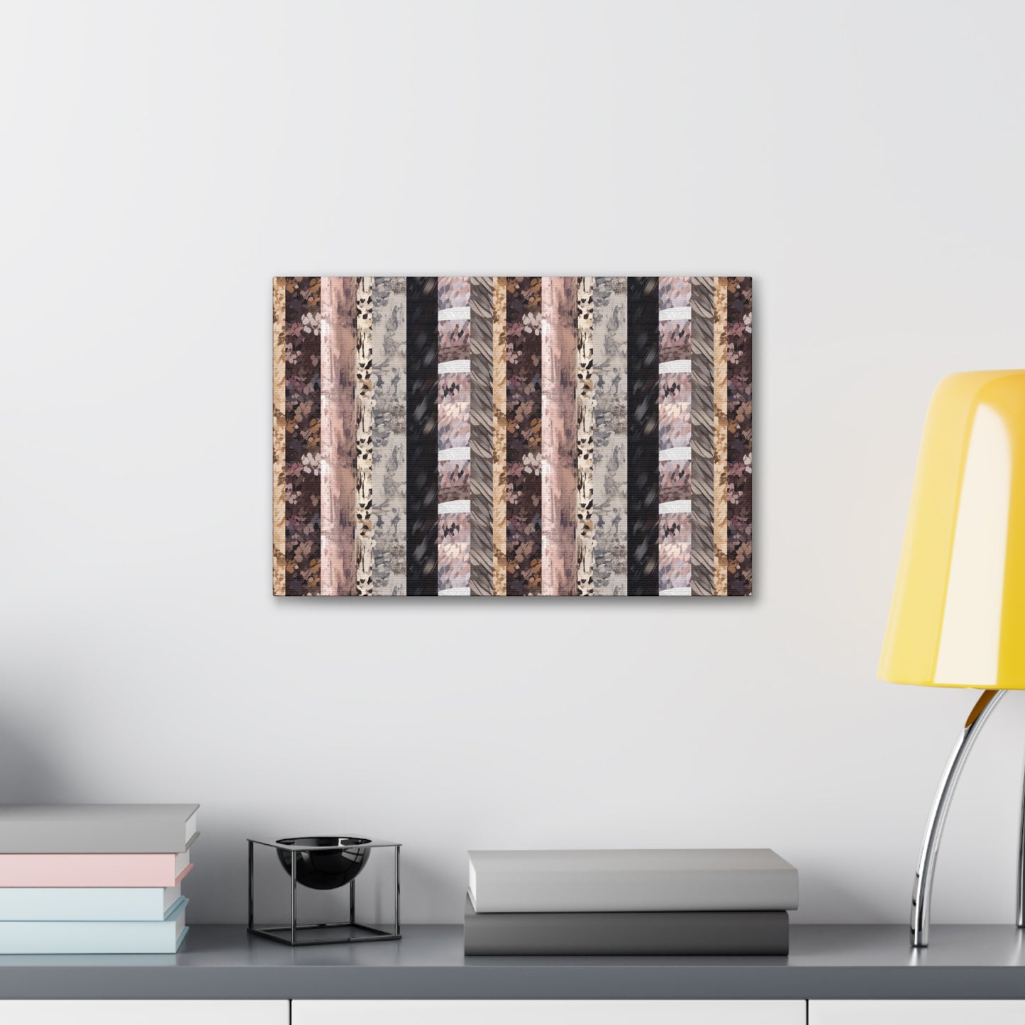 Textured Stripes Canvas Gallery Wrap