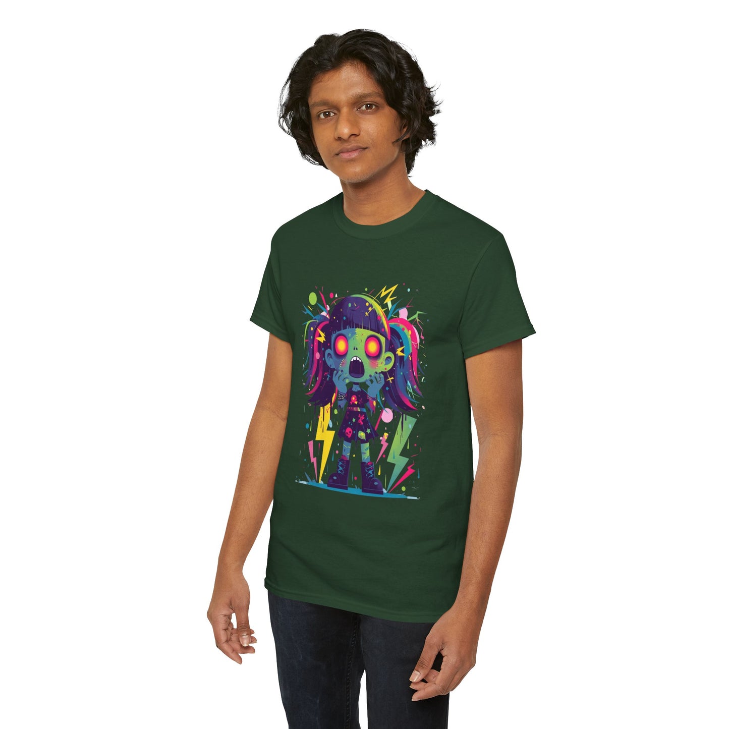 Electrified Zombie Unisex Heavy Cotton Tee