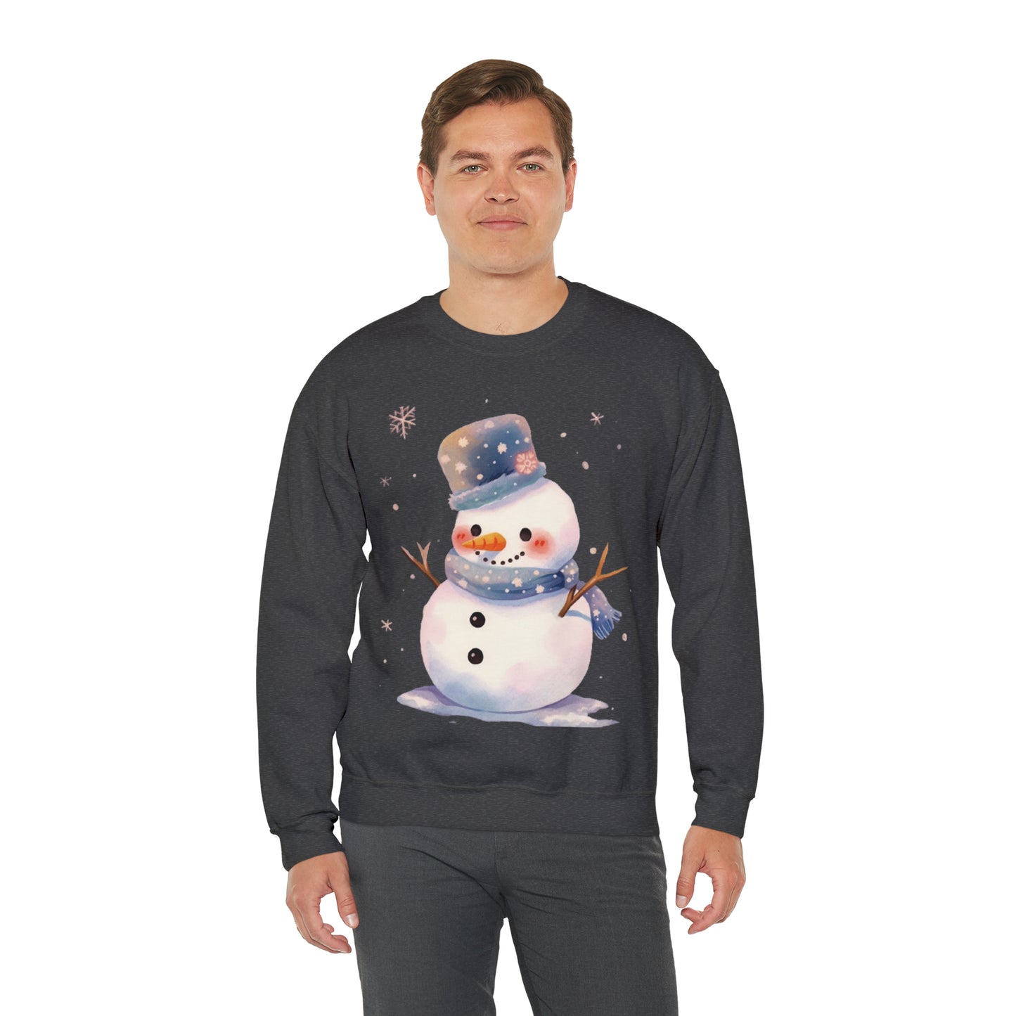 Snowman Unisex Heavy Blend™ Crewneck Sweatshirt
