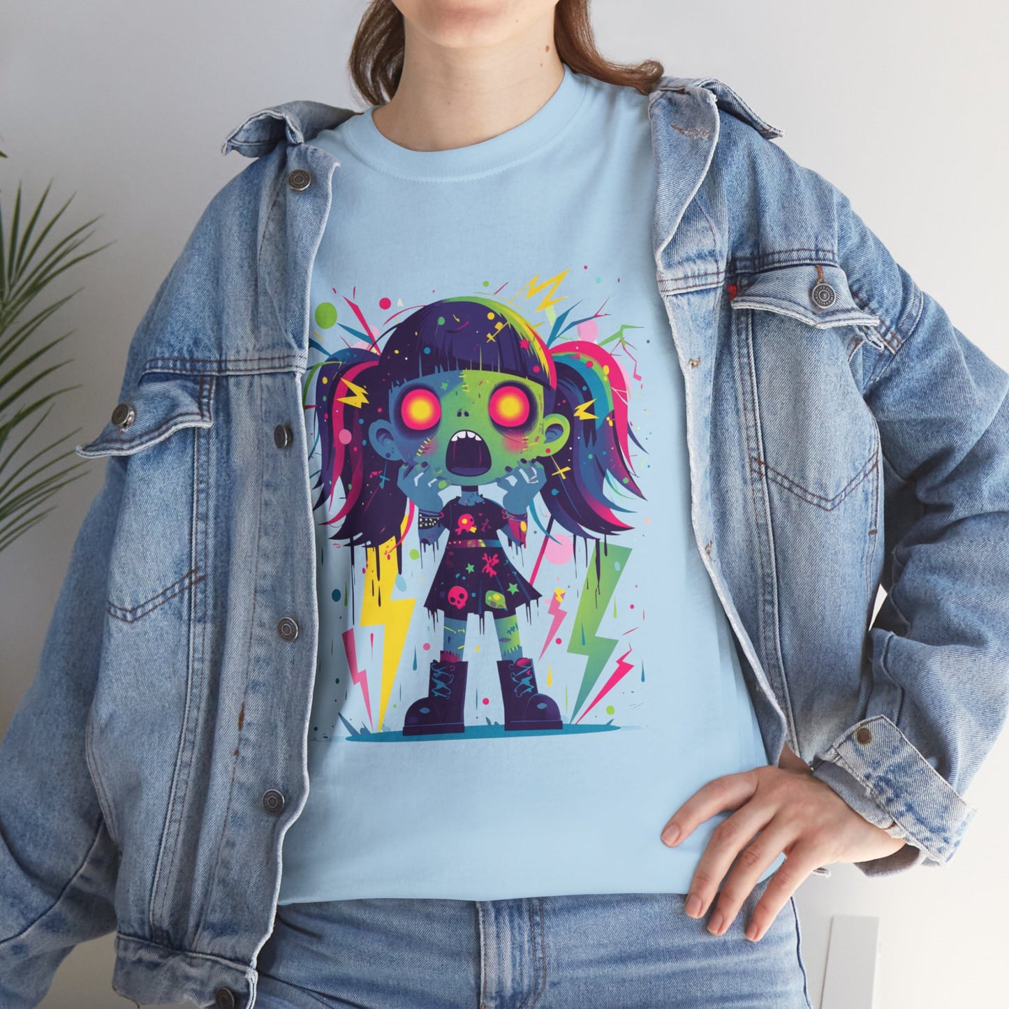 Electrified Zombie Unisex Heavy Cotton Tee