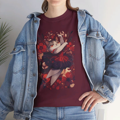 Ballet Cat Unisex Heavy Cotton Tee