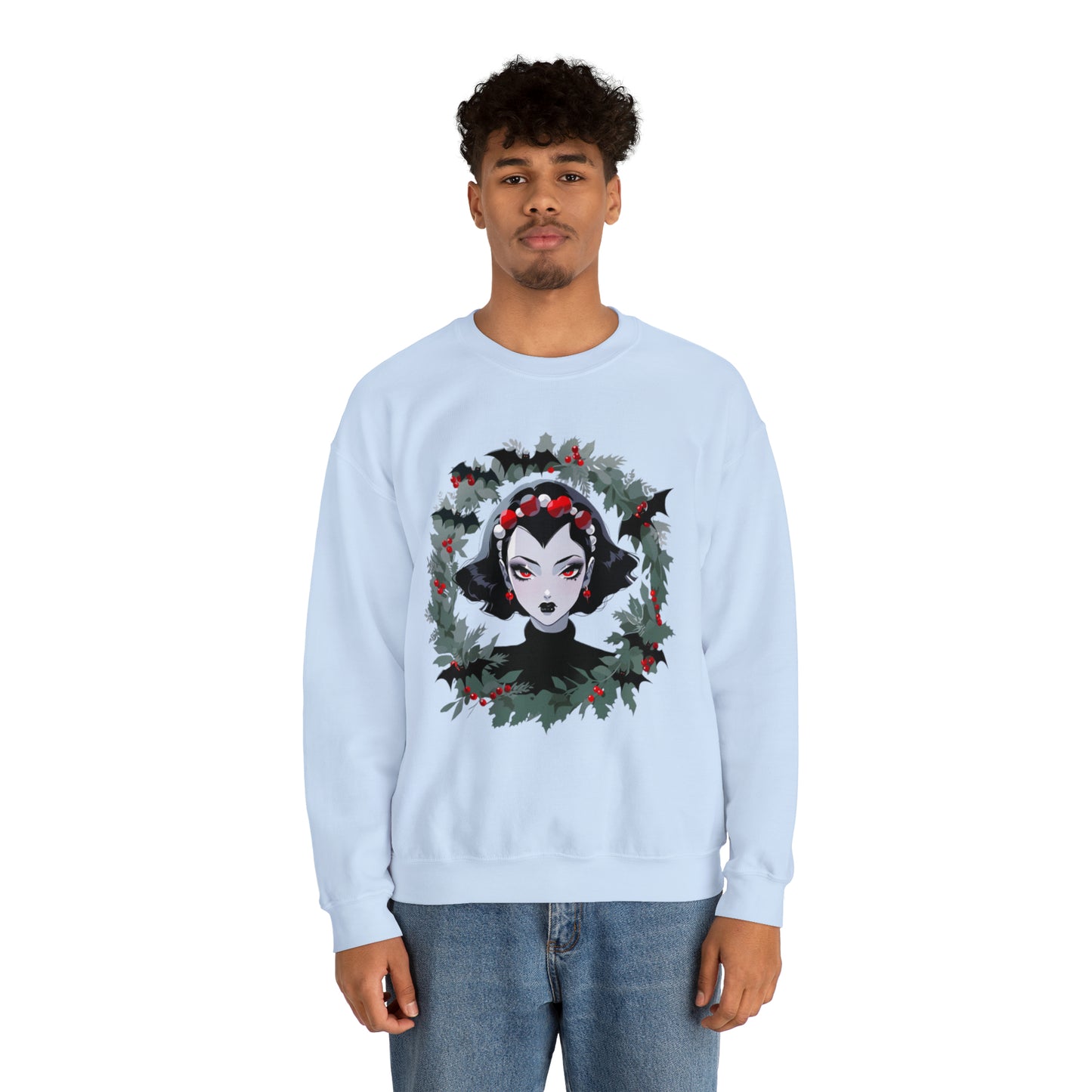 Vampire Wreath Unisex Heavy Blend™ Crewneck Sweatshirt