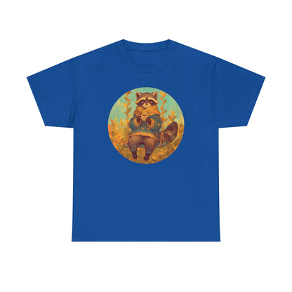 Cocoa Raccoon Unisex Heavy Cotton Tee