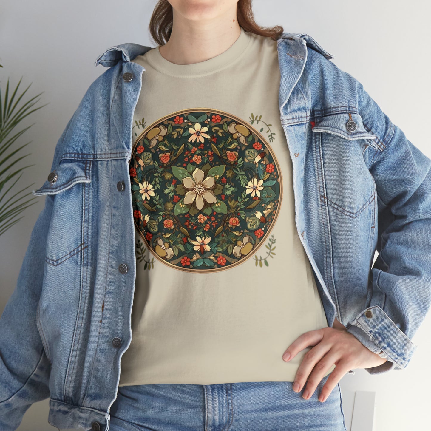 Druidic Mandala Unisex Heavy Cotton Tee