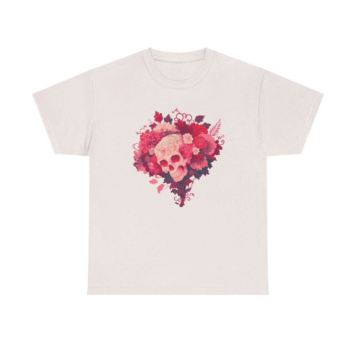 Skull Bouquet Unisex Heavy Cotton Tee