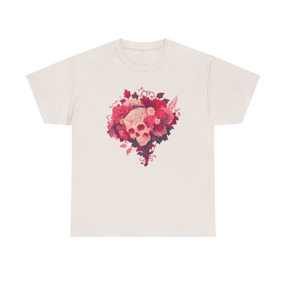 Skull Bouquet Unisex Heavy Cotton Tee