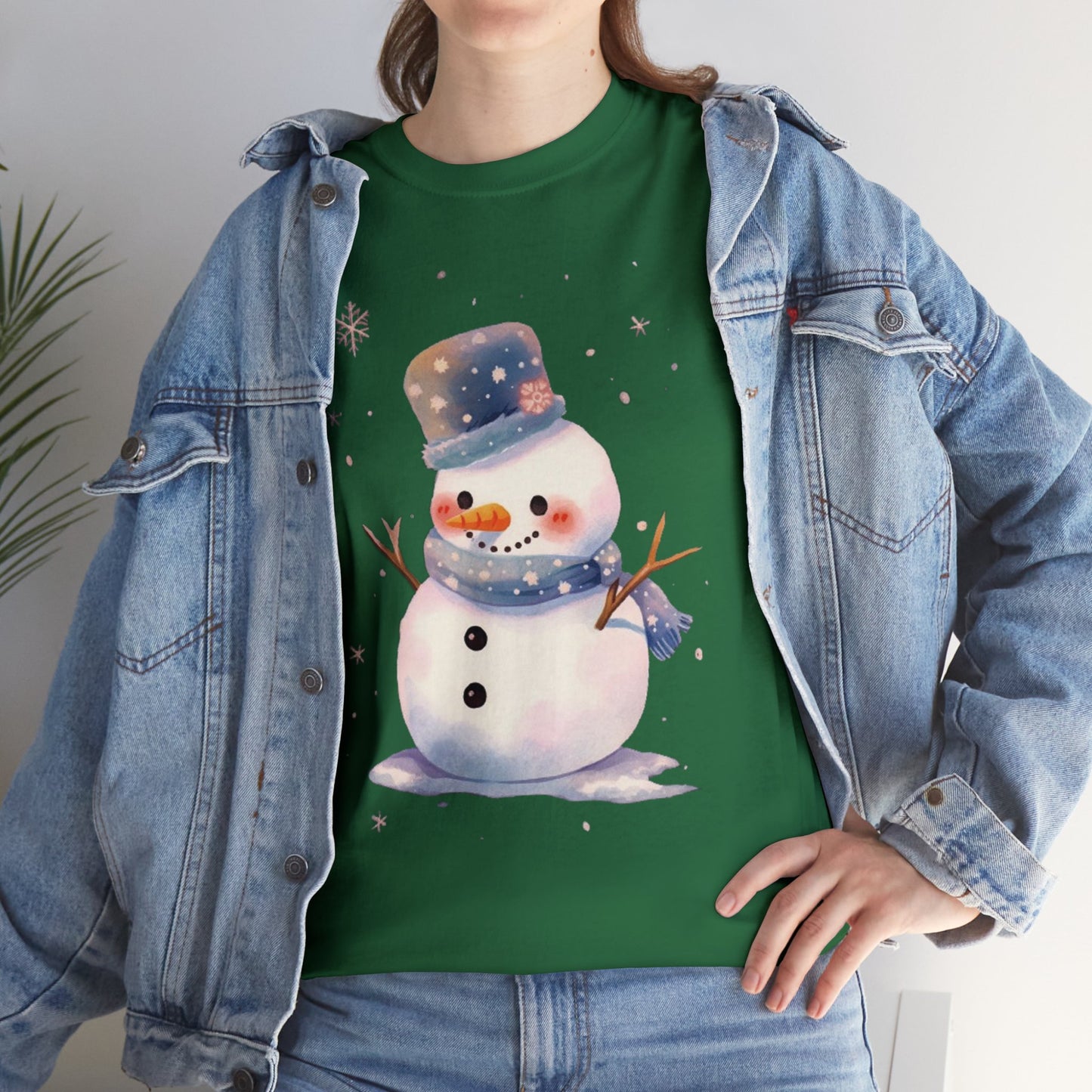 Snowman Unisex Heavy Cotton Tee