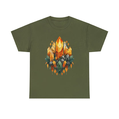 Earthen Crystal Cluster Unisex Heavy Cotton Tee