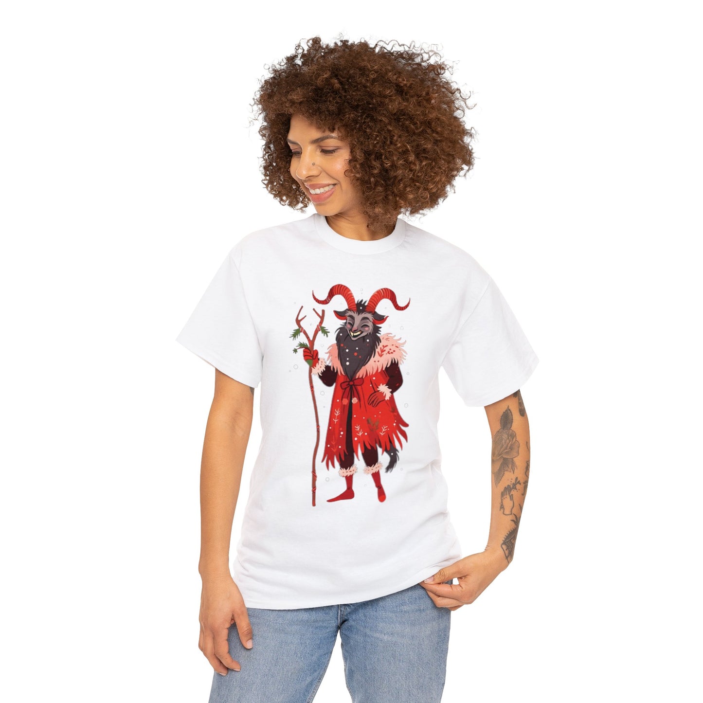 Merry Krampus Unisex Heavy Cotton Tee