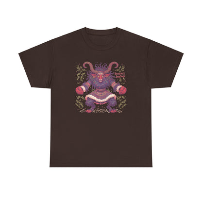 Season's Beatings (Krampus) Unisex Heavy Cotton Tee