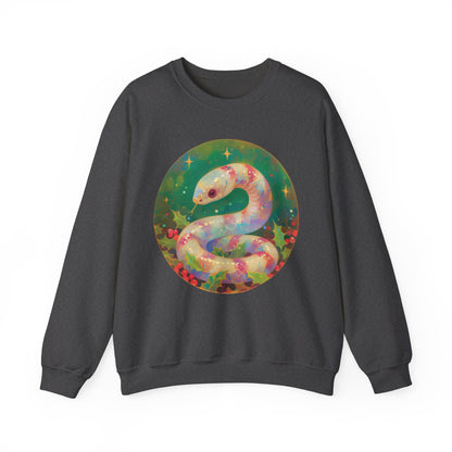 Candy Stripe Snake Unisex Heavy Blend™ Crewneck Sweatshirt