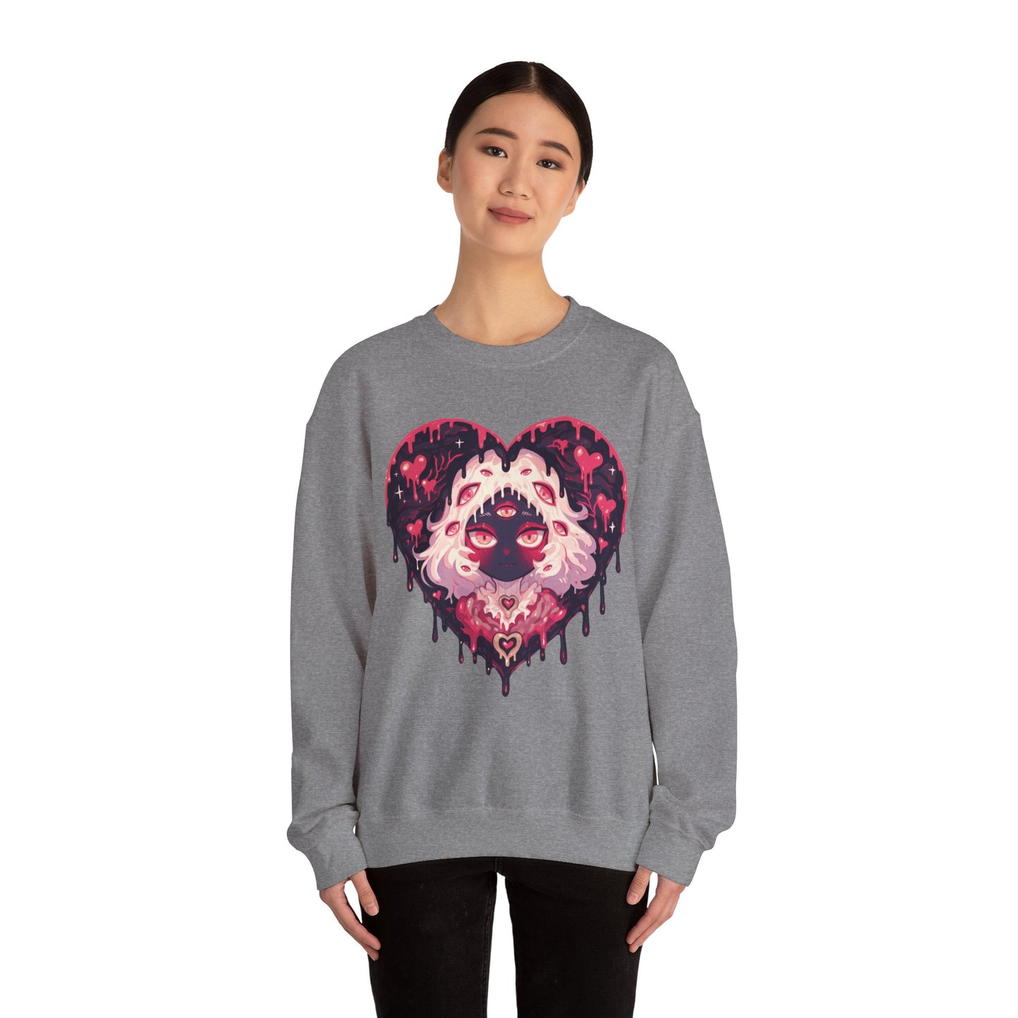 Melty Heart Unisex Heavy Blend™ Crewneck Sweatshirt