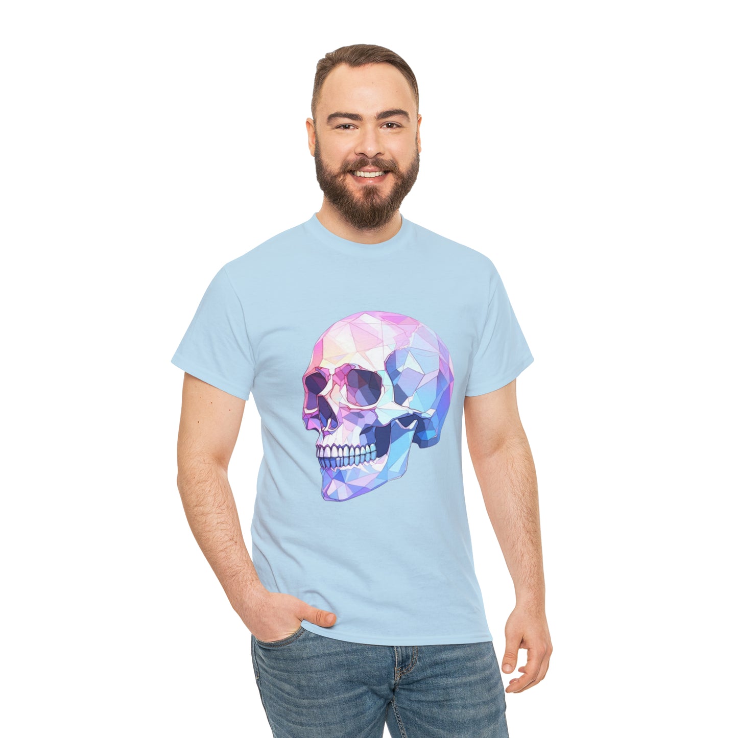 Geo Skull Unisex Heavy Cotton Tee