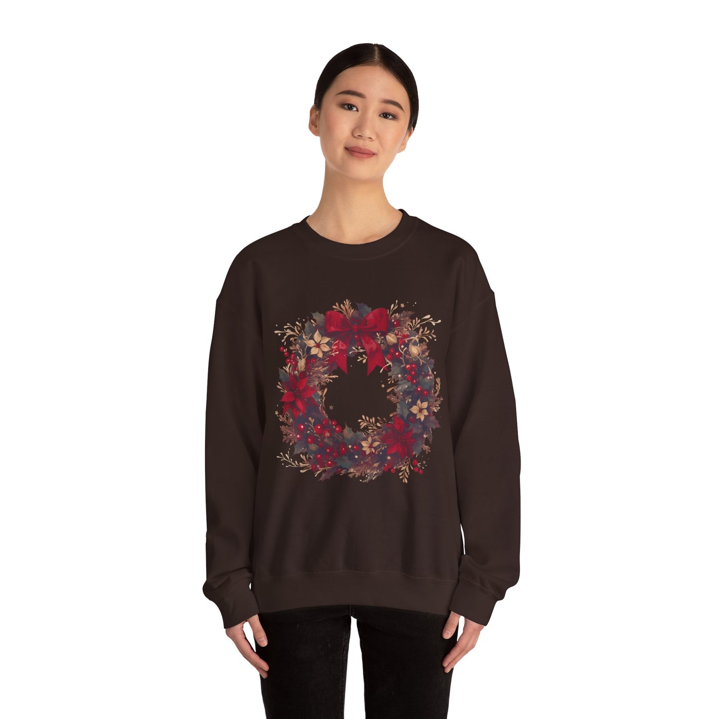 Wreath Unisex Heavy Blend™ Crewneck Sweatshirt
