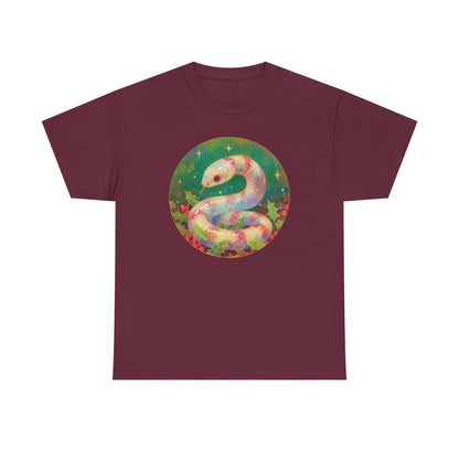 Candy Stripe Snake Unisex Heavy Cotton Tee
