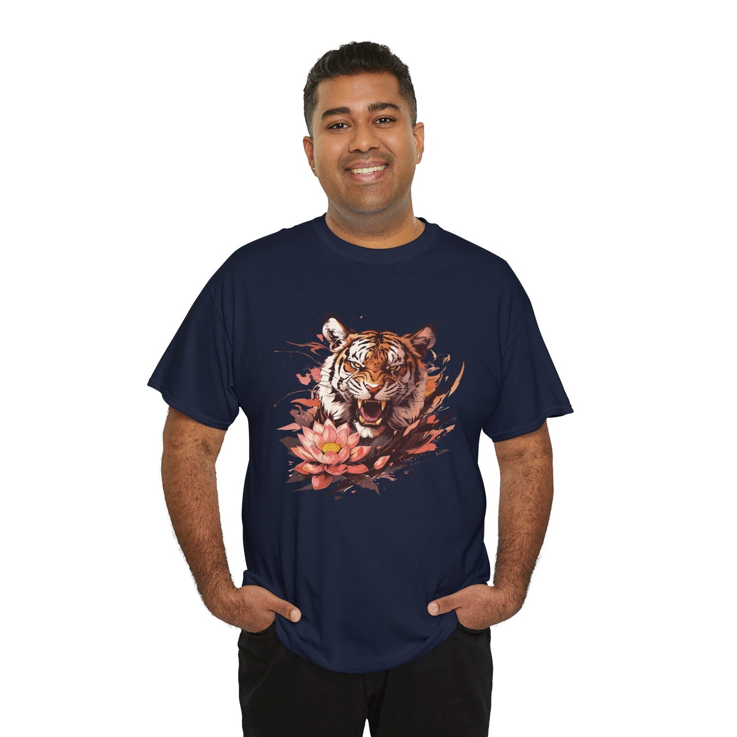 Lotus Tiger Unisex Heavy Cotton Tee