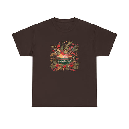 Season's Beatings (Baking) Unisex Heavy Cotton Tee