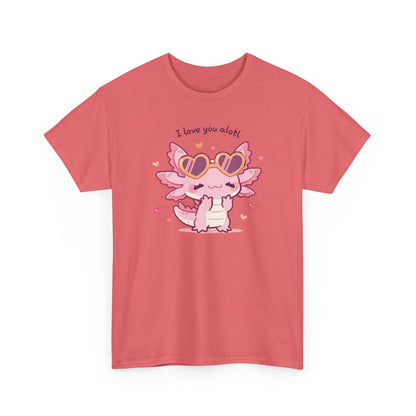 I Love You Alotl Unisex Heavy Cotton Tee