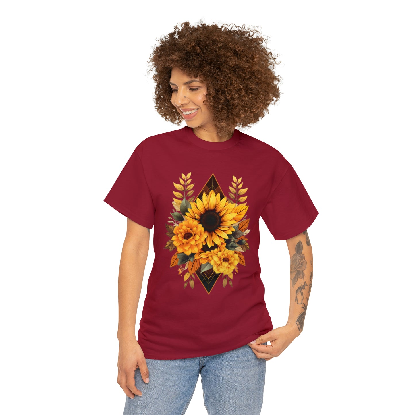 Sunflowers Unisex Heavy Cotton Tee