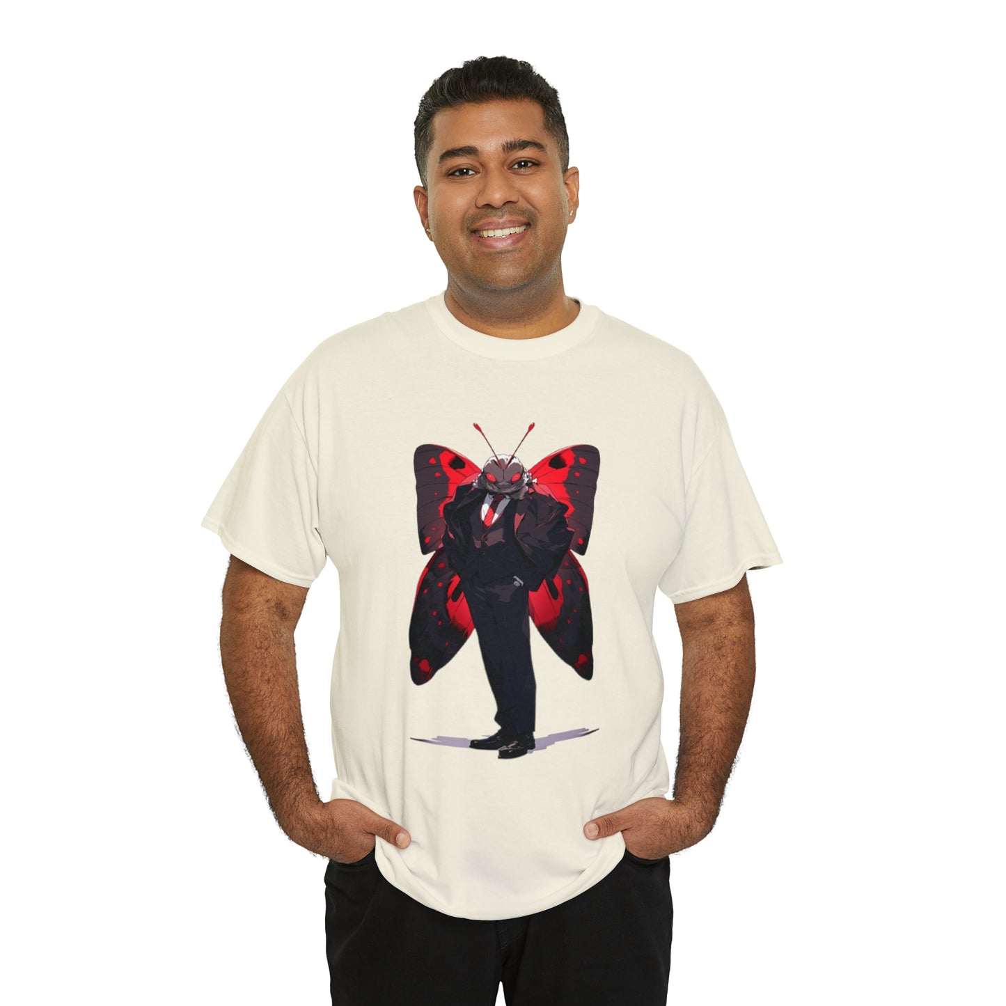 Mothman Unisex Heavy Cotton Tee