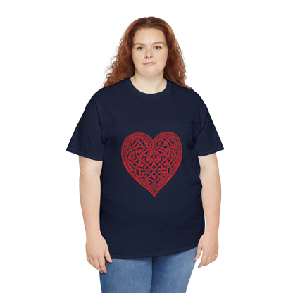 Celtic Heart Unisex Heavy Cotton Tee