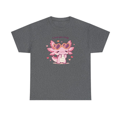 I Love You Alotl Unisex Heavy Cotton Tee