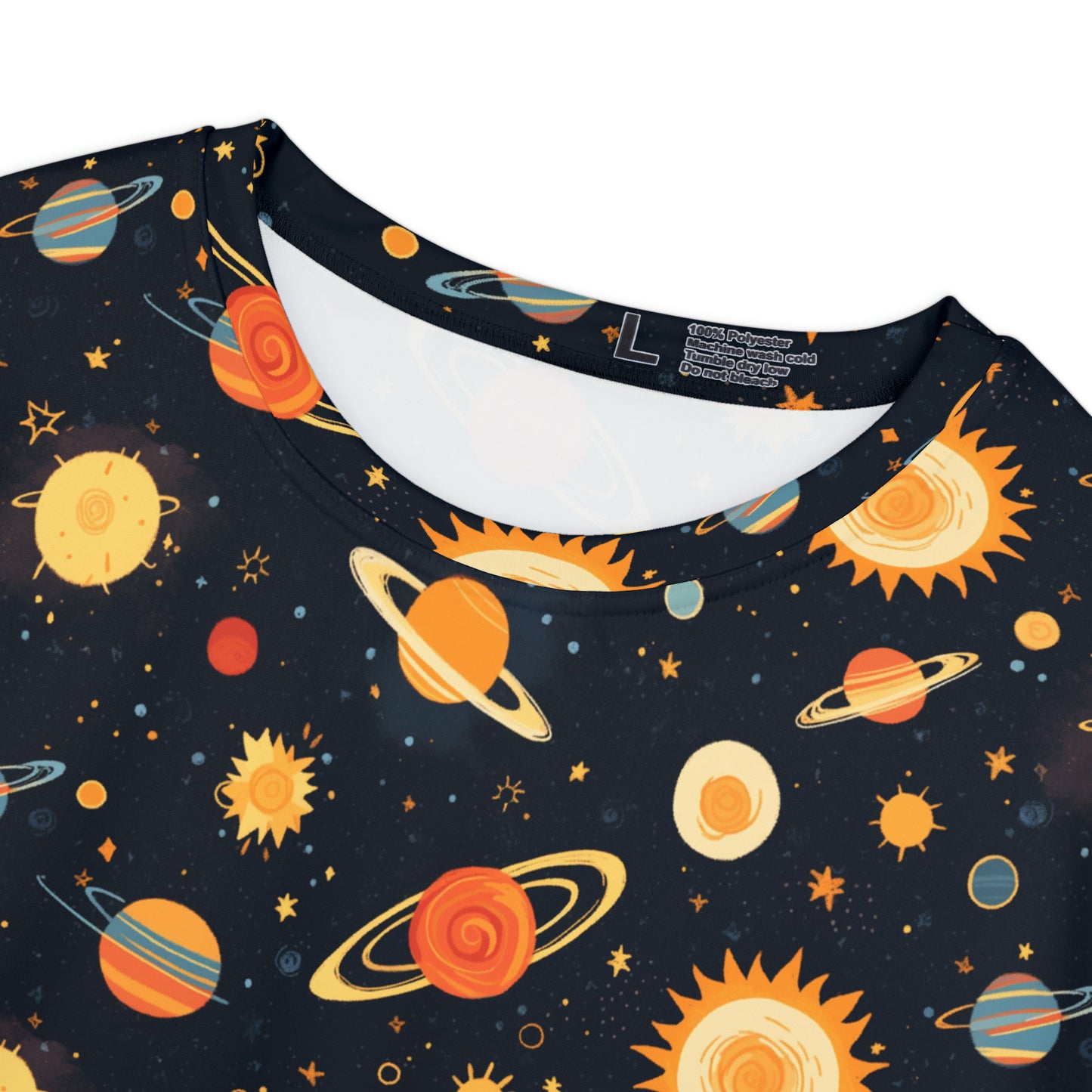 Spacing Out Women's Short Sleeve Shirt (AOP)