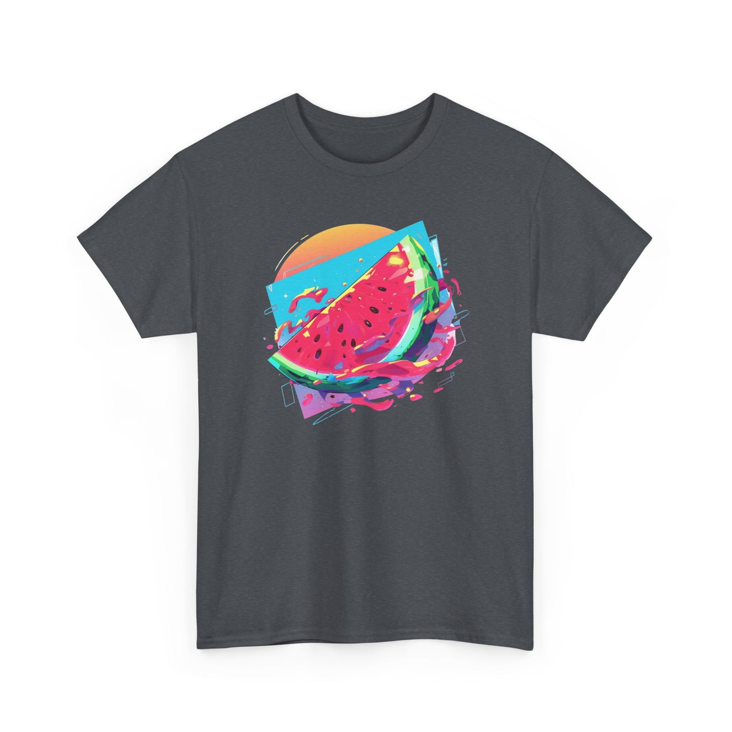 Summer Watermelon Unisex Heavy Cotton Tee