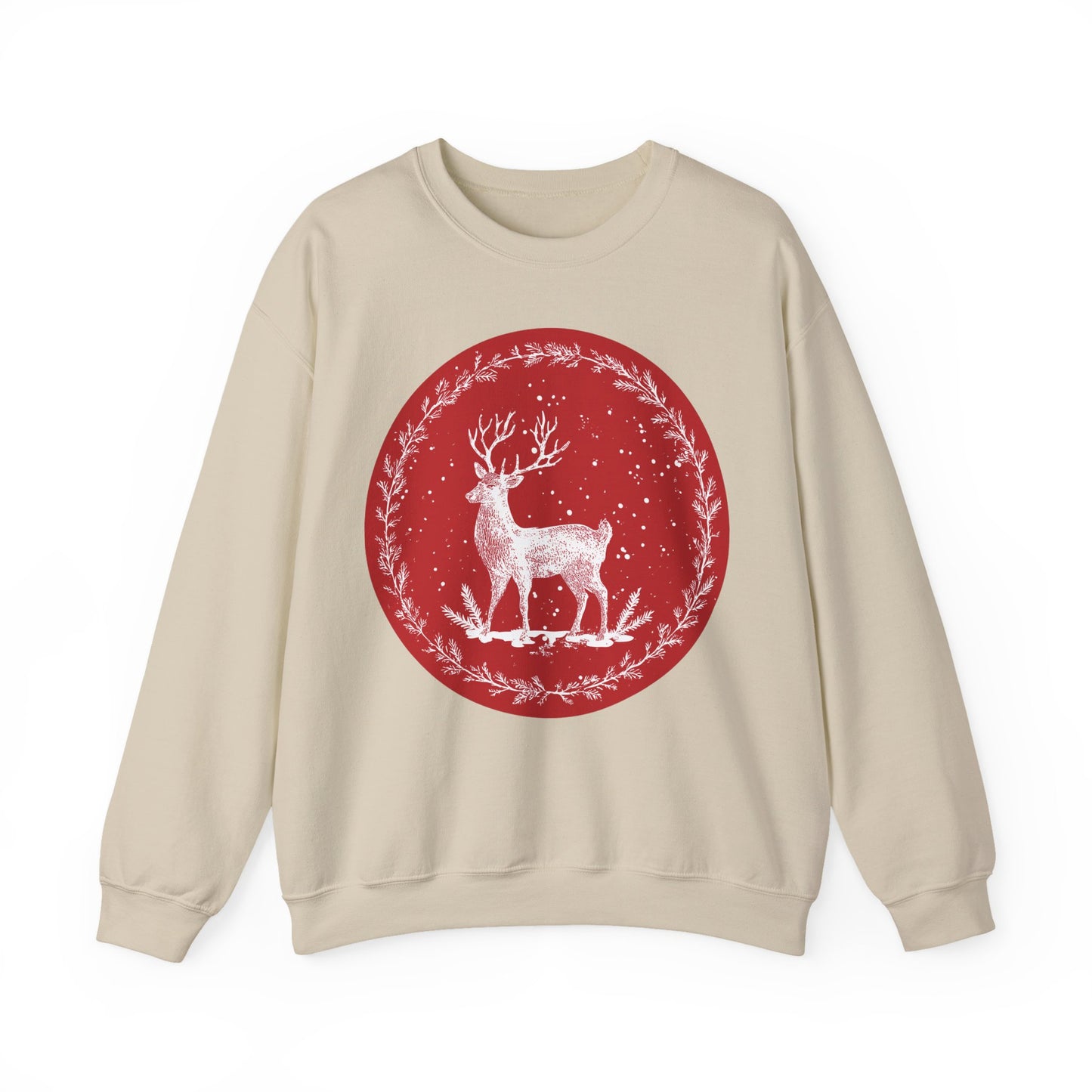 Rustic Deer Unisex Heavy Blend™ Crewneck Sweatshirt