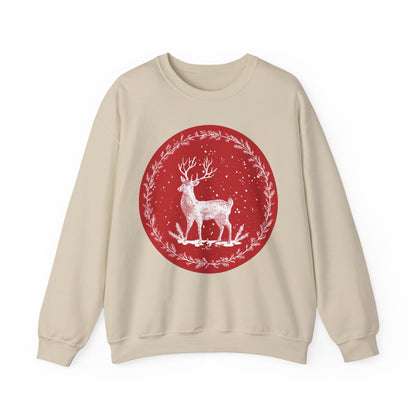 Rustic Deer Unisex Heavy Blend™ Crewneck Sweatshirt