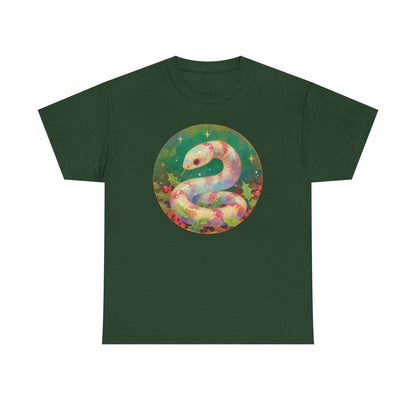 Candy Stripe Snake Unisex Heavy Cotton Tee