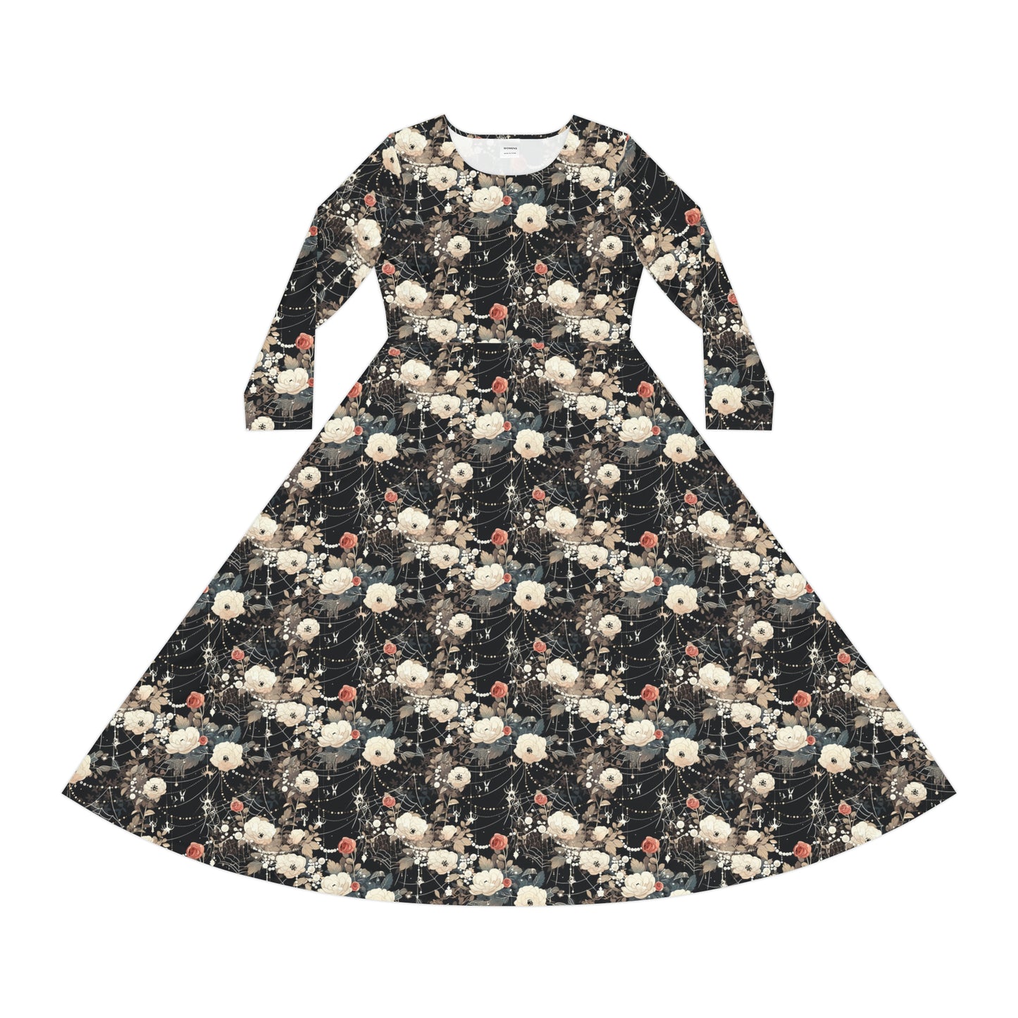 Shimmerweb Women's Long Sleeve Dance Dress (AOP)