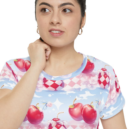 Apple Bapple Women's Short Sleeve Shirt (AOP)